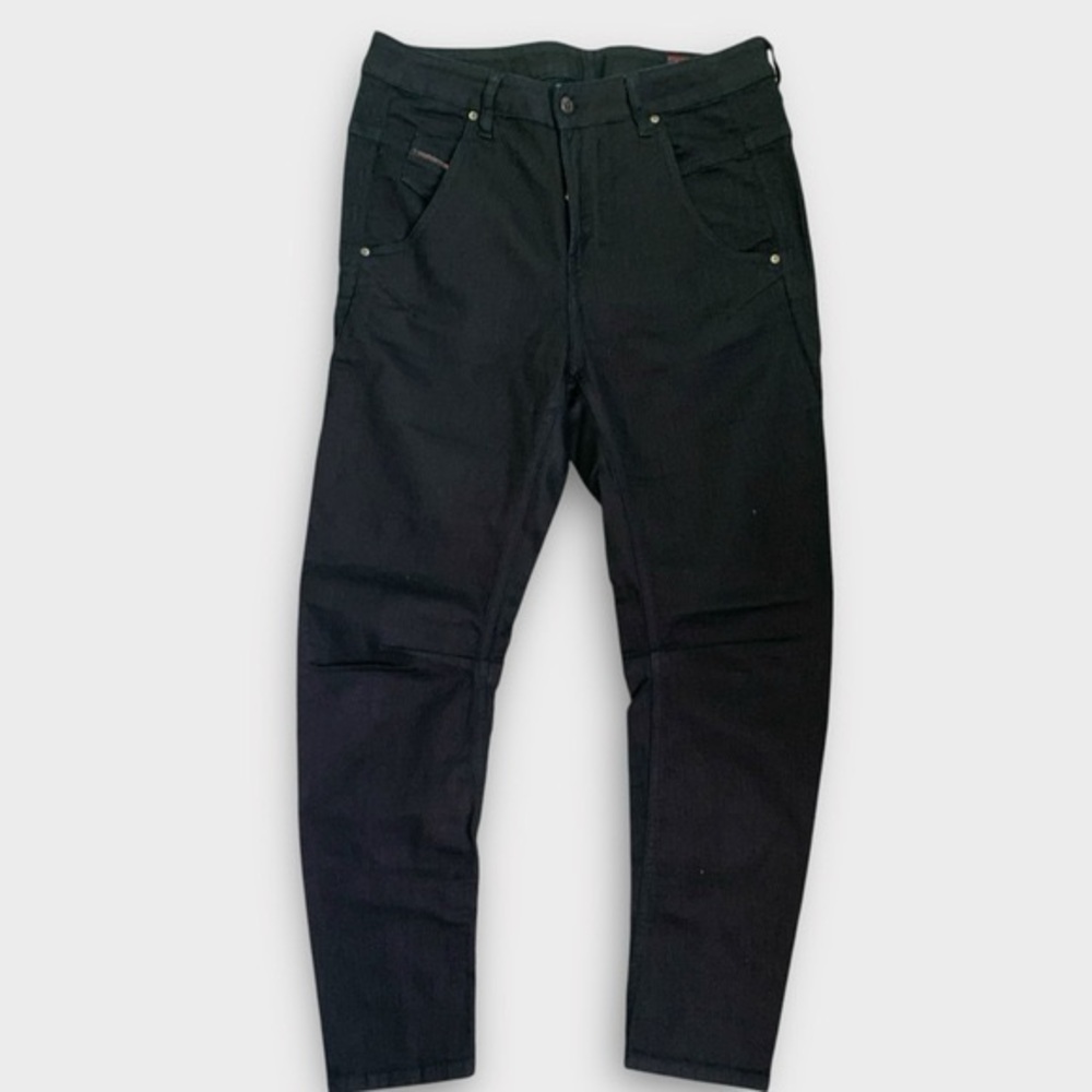 Diesel Fayza Crop Barrel Leg Jean - Picture 3 of 10